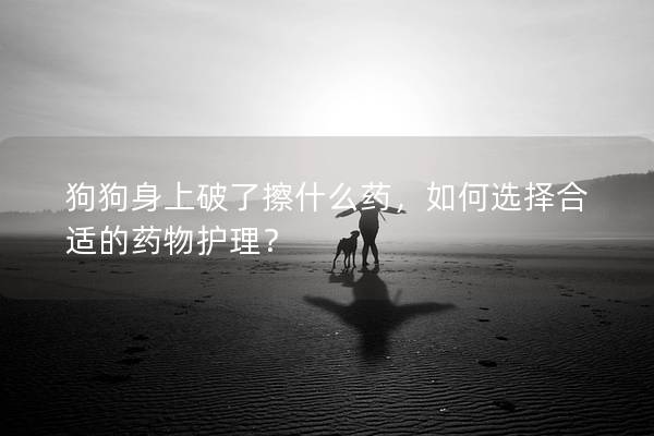 狗狗身上破了擦什么药，如何选择合适的药物护理？