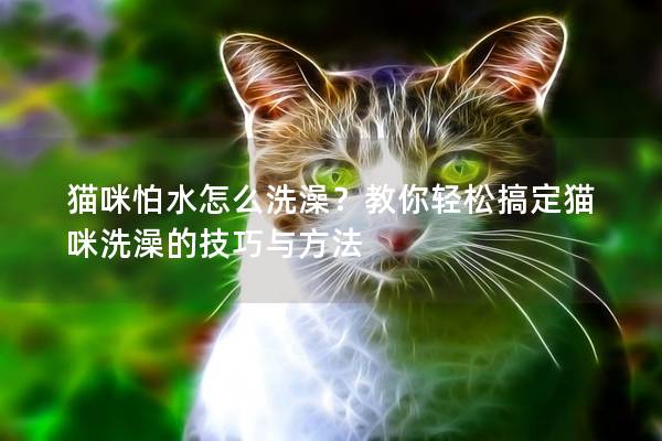 猫咪怕水怎么洗澡？教你轻松搞定猫咪洗澡的技巧与方法